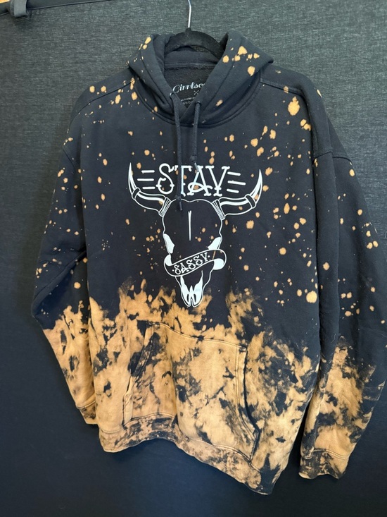 Girrlscout Tops - Stay Sassy bleached sweatshirt- Girrlscout brand